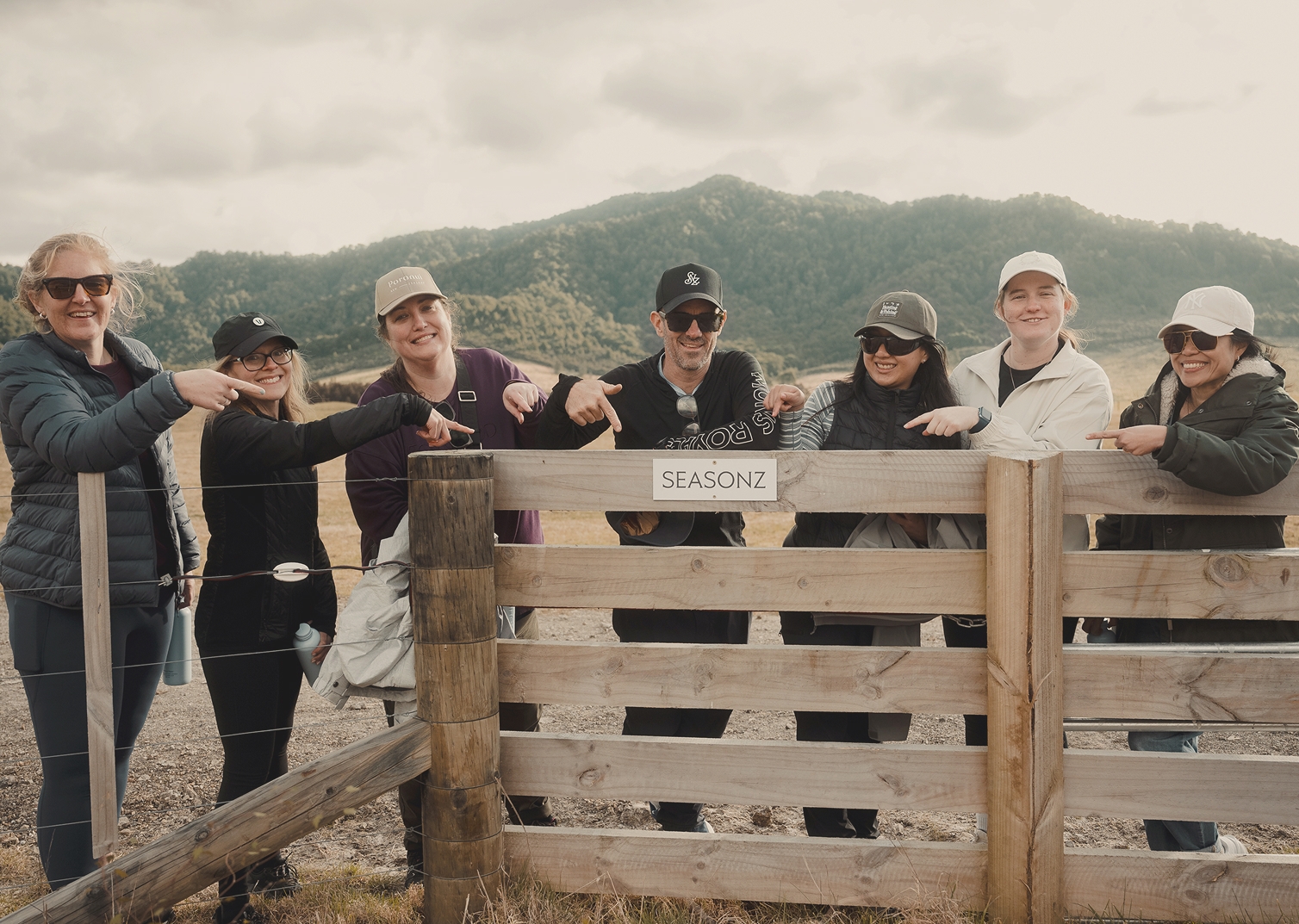 The Seasonz Travel team at Poronui lodge.