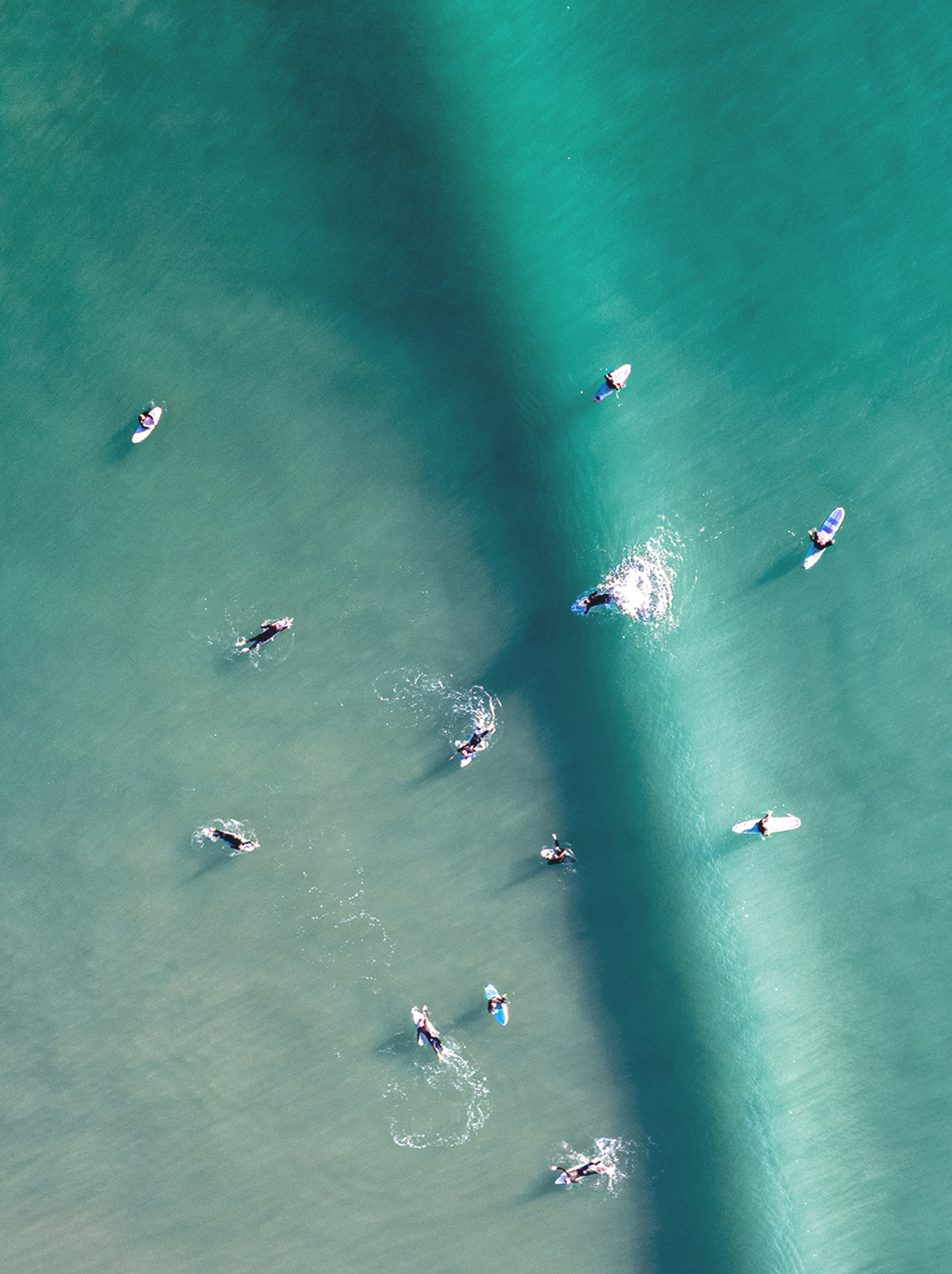 Surfing at Te Arai