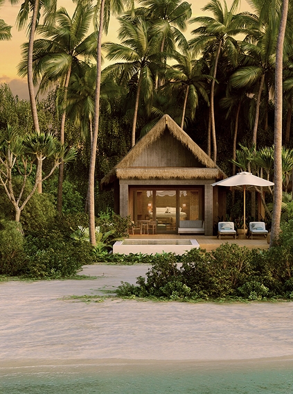 Relax in your own private villa at the Six Senses Fiji