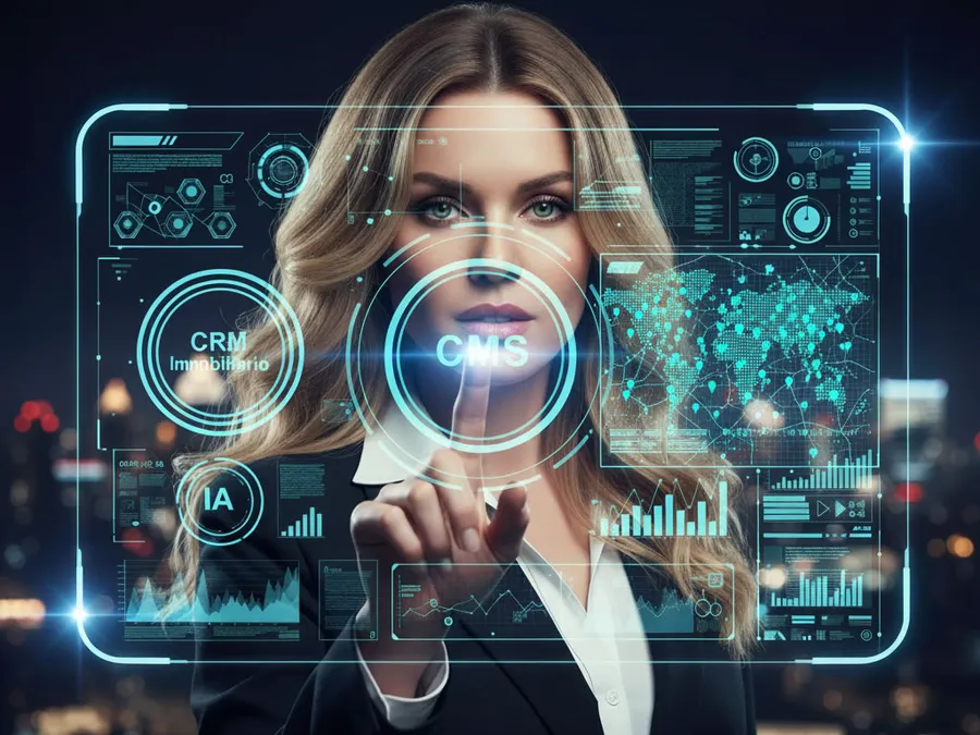 CRM Imobiliário + CMS + IA 🤖