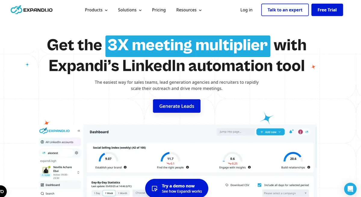 Expandi | #1 LinkedIn Automation Tool
