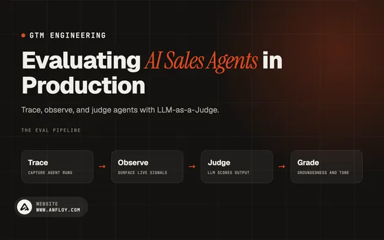 Evaluating AI Sales Agents in Production