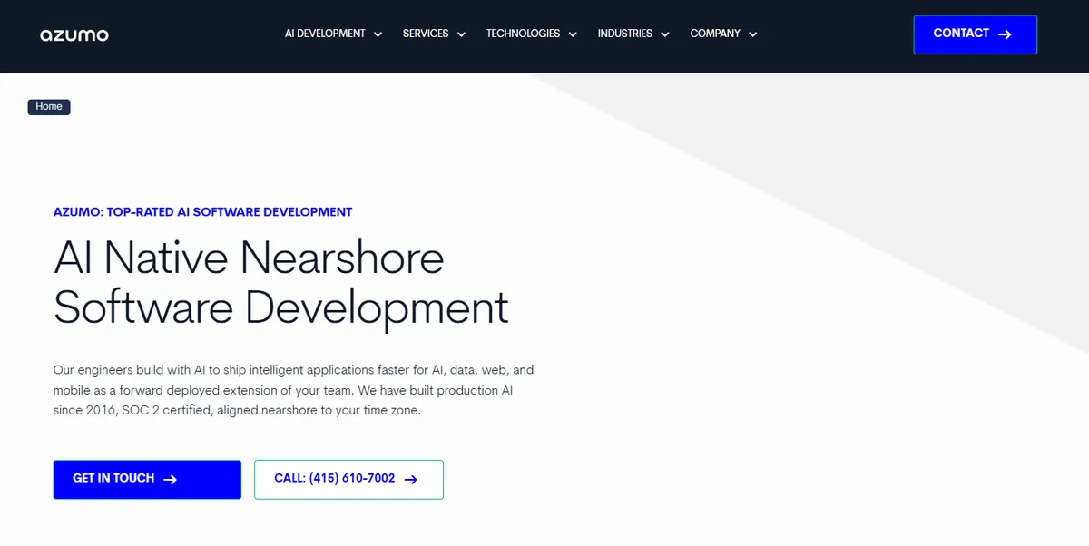 Azumo: Top-Rated Software Development Company