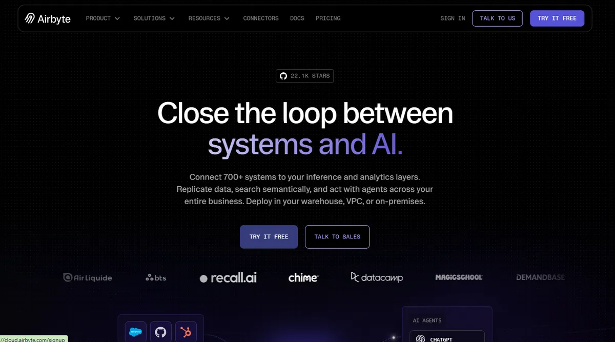 Data Movement for Analytics and AI Agents