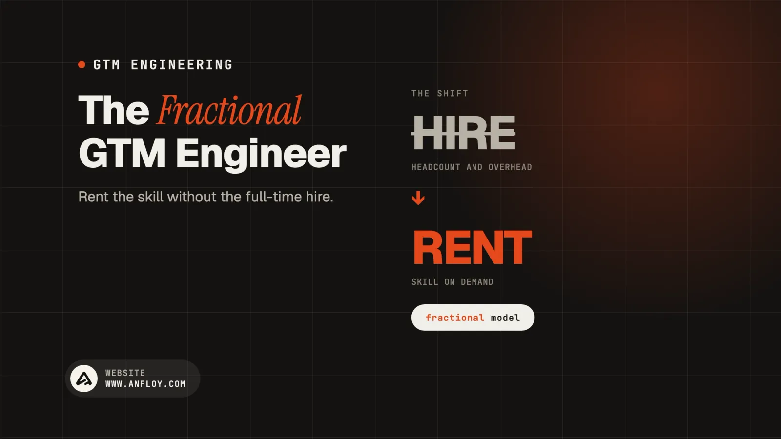 The Fractional GTM Engineer
