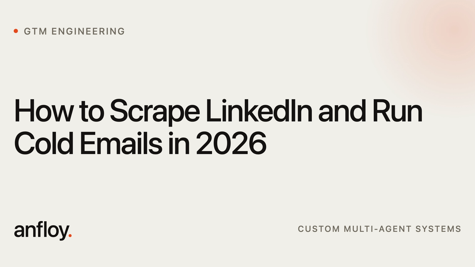 Signal-based cold email system: scrape LinkedIn engagers, qualify into tiers, enrich, and send.