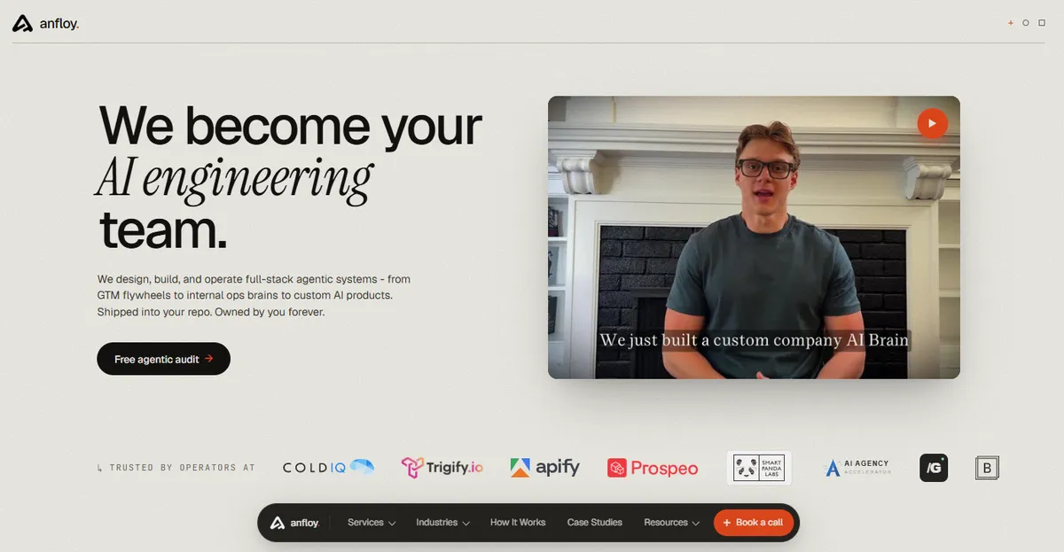 Anfloy home page