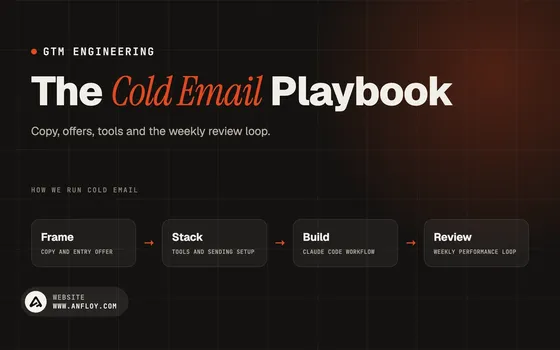 The Cold Email Playbook