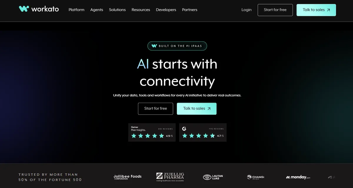 Govern & Scale Enterprise AI on the #1 iPaaS | Workato