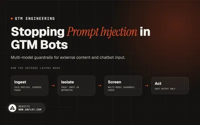 Stopping Prompt Injection in GTM Bots