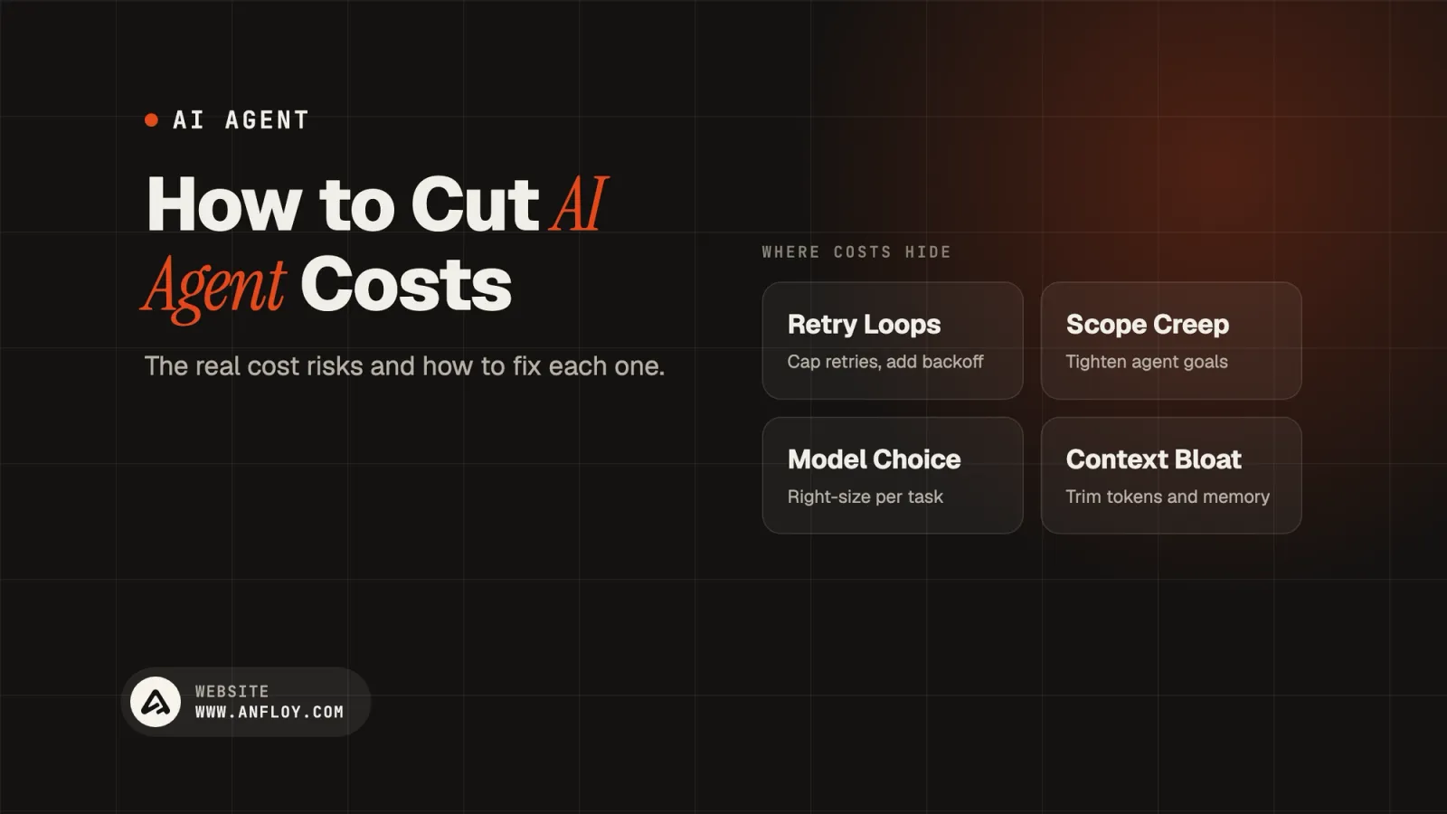 How to Cut AI Agent Costs