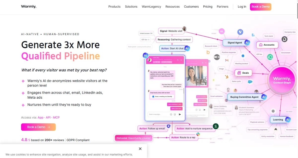 Warmly — Autonomous Revenue Agents for B2B GTM