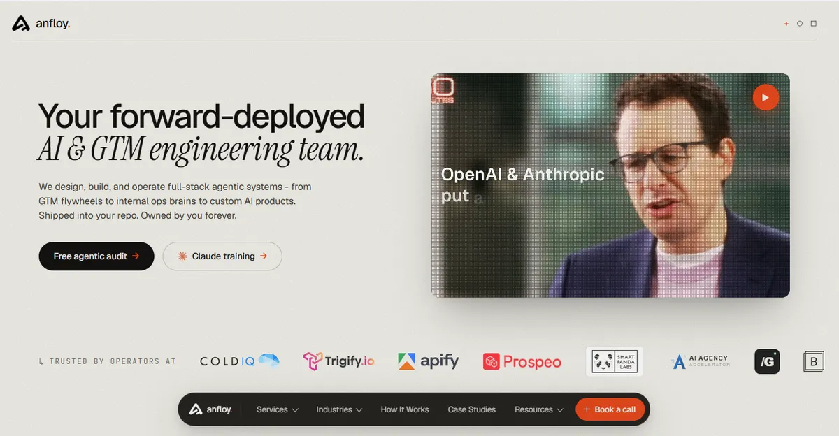 Anfloy home page