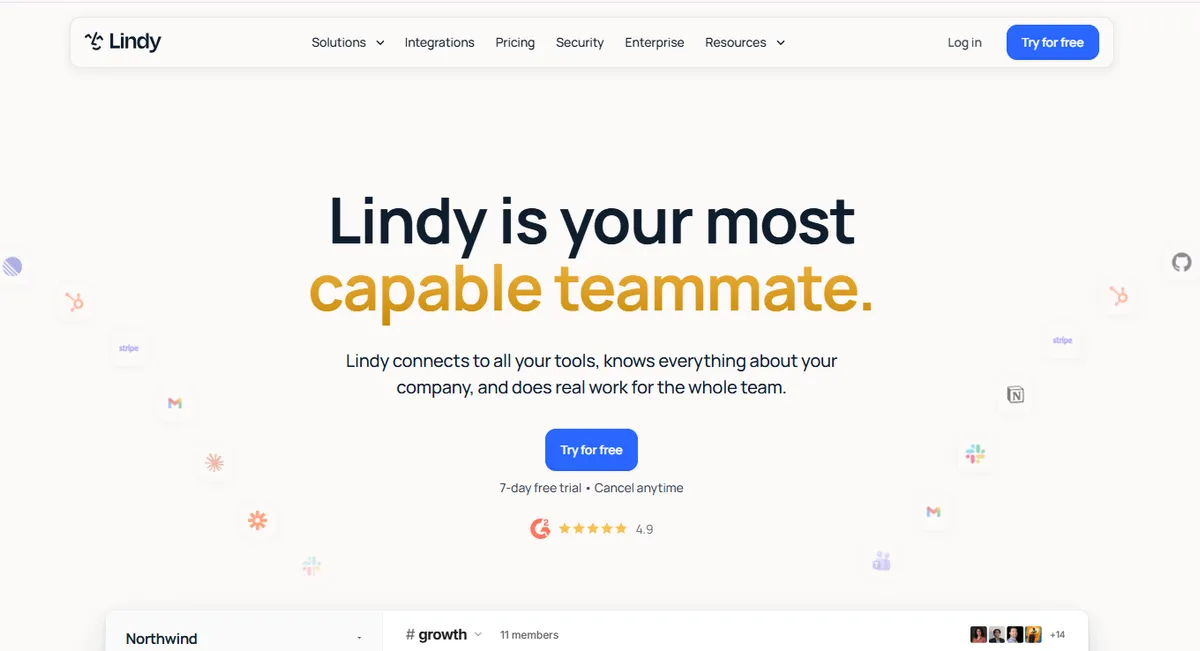 Lindy capable teammate
