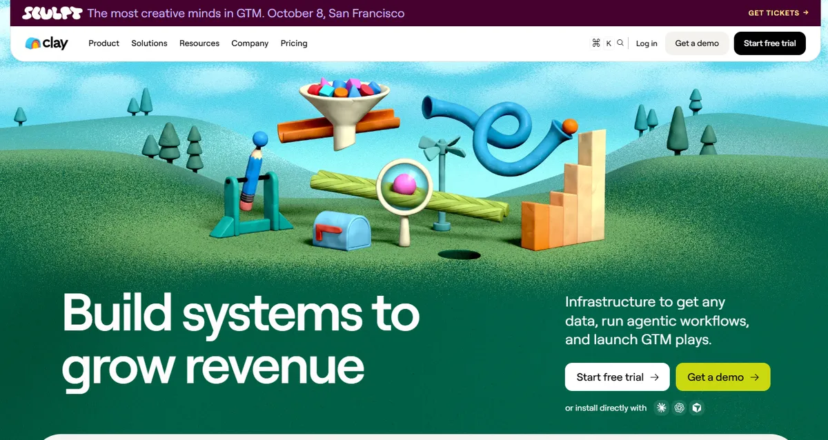 Clay | Build systems to grow revenue