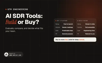 AI SDR Tools: Build or Buy?