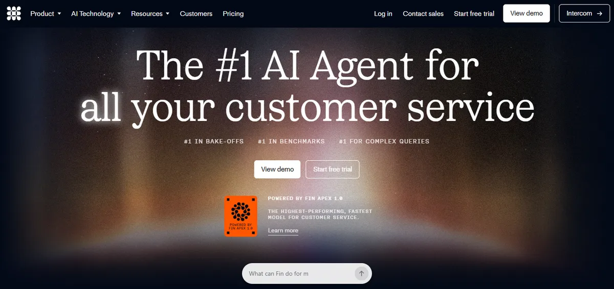 Intercom (Fin) ai chatbot