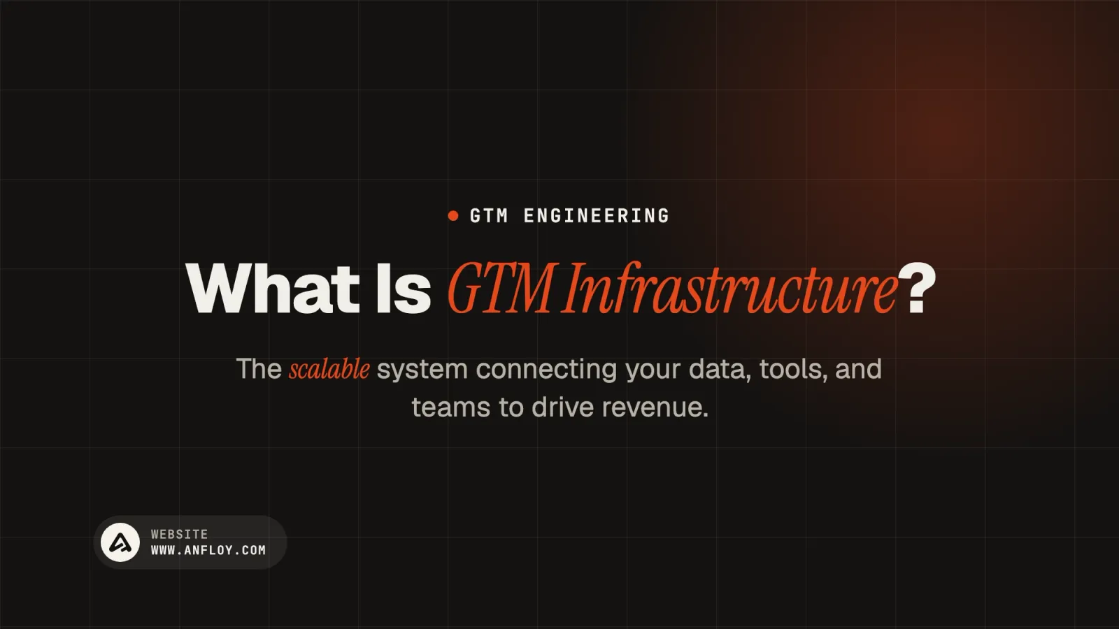 What Is GTM Infrastructure?
