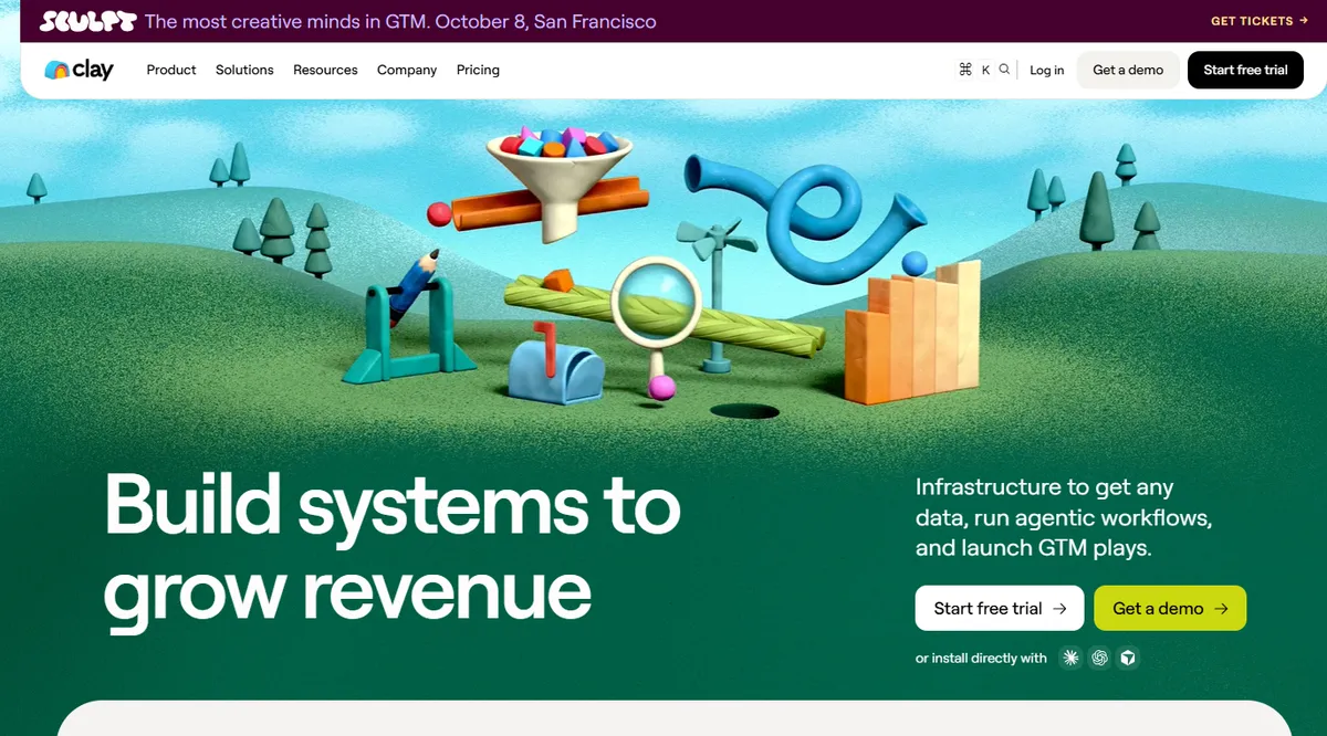 Clay | Build systems to grow revenue
