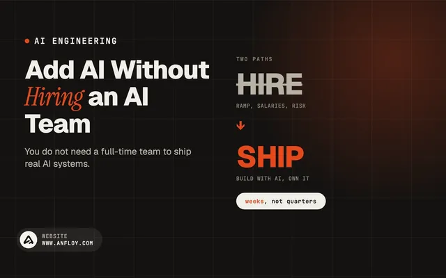 Add AI Without Hiring an AI Team