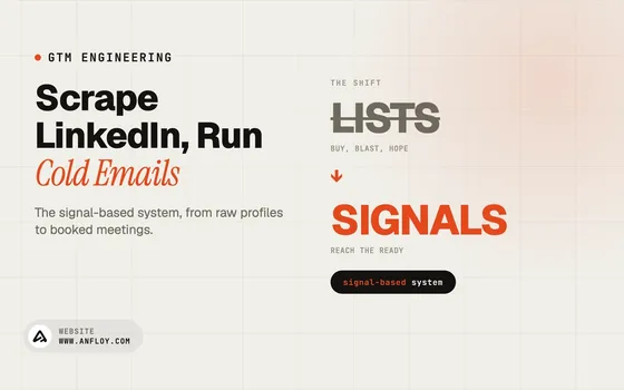Scrape LinkedIn, Run Cold Emails