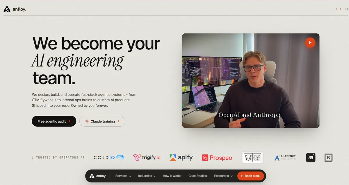 Anfloy home page