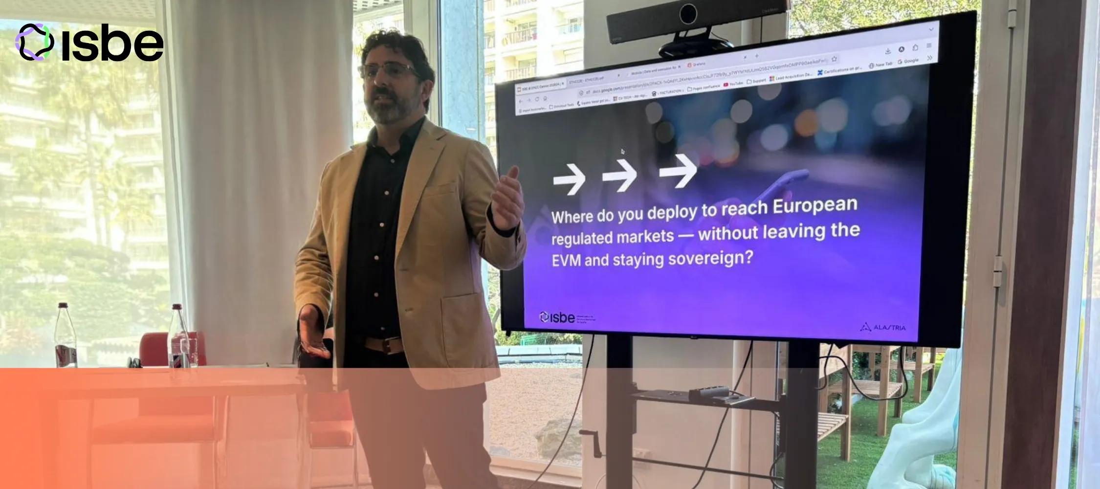 ISBE en OVH Cloud / EthCC breakfast - Construyendo sobre bases sólidas en Cannes
