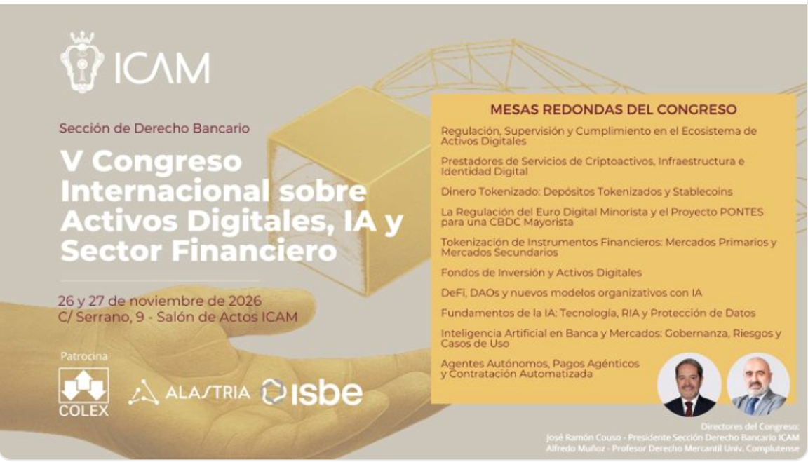 V Congreso Internacional sobre Activos Digitales, IA y Sector Financiero