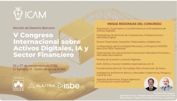 V Congreso Internacional sobre Activos Digitales, IA y Sector Financiero