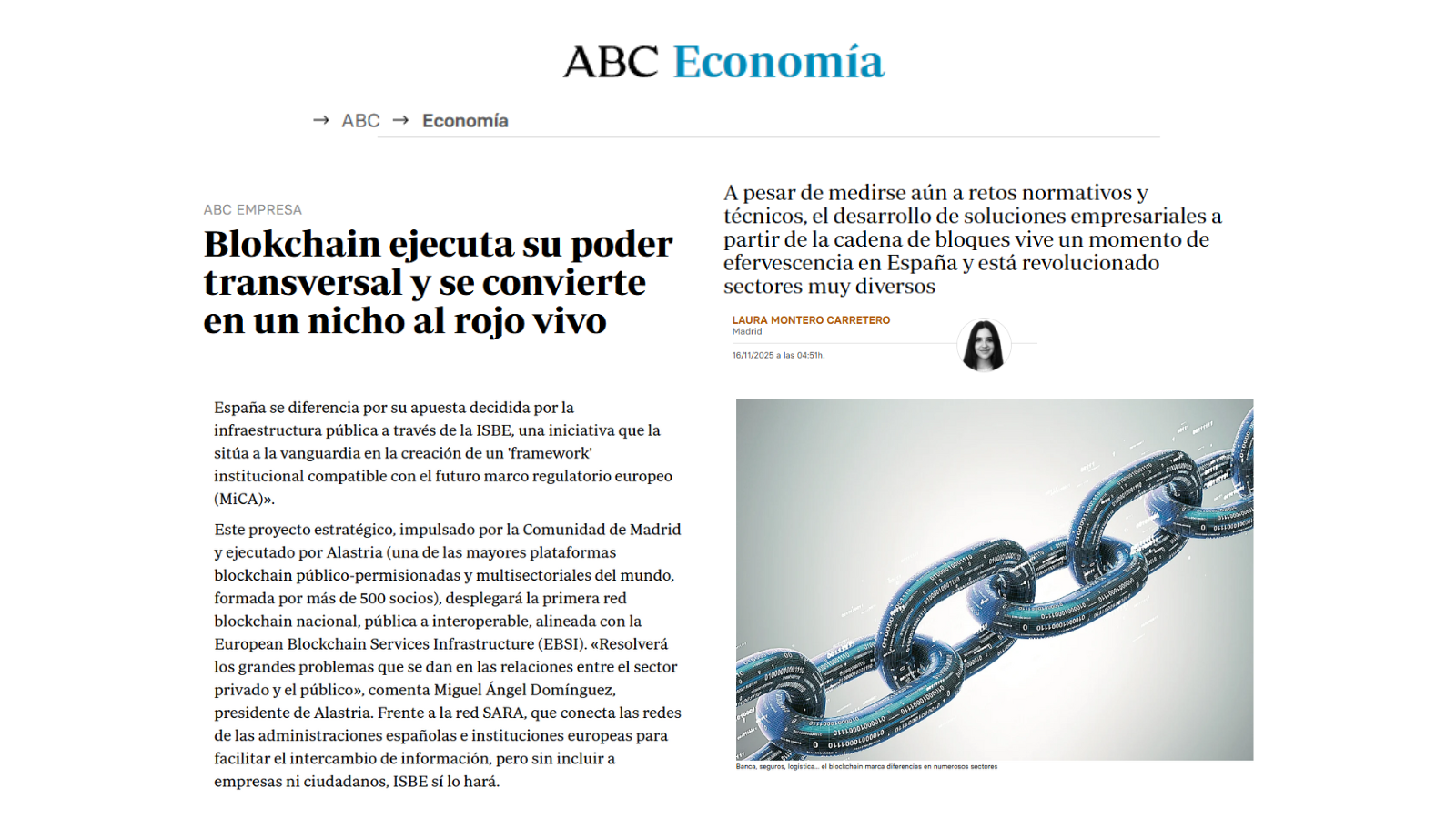 ISBE abre una nueva etapa: trámites más ágiles, procesos más confiables, gracias a blockchain