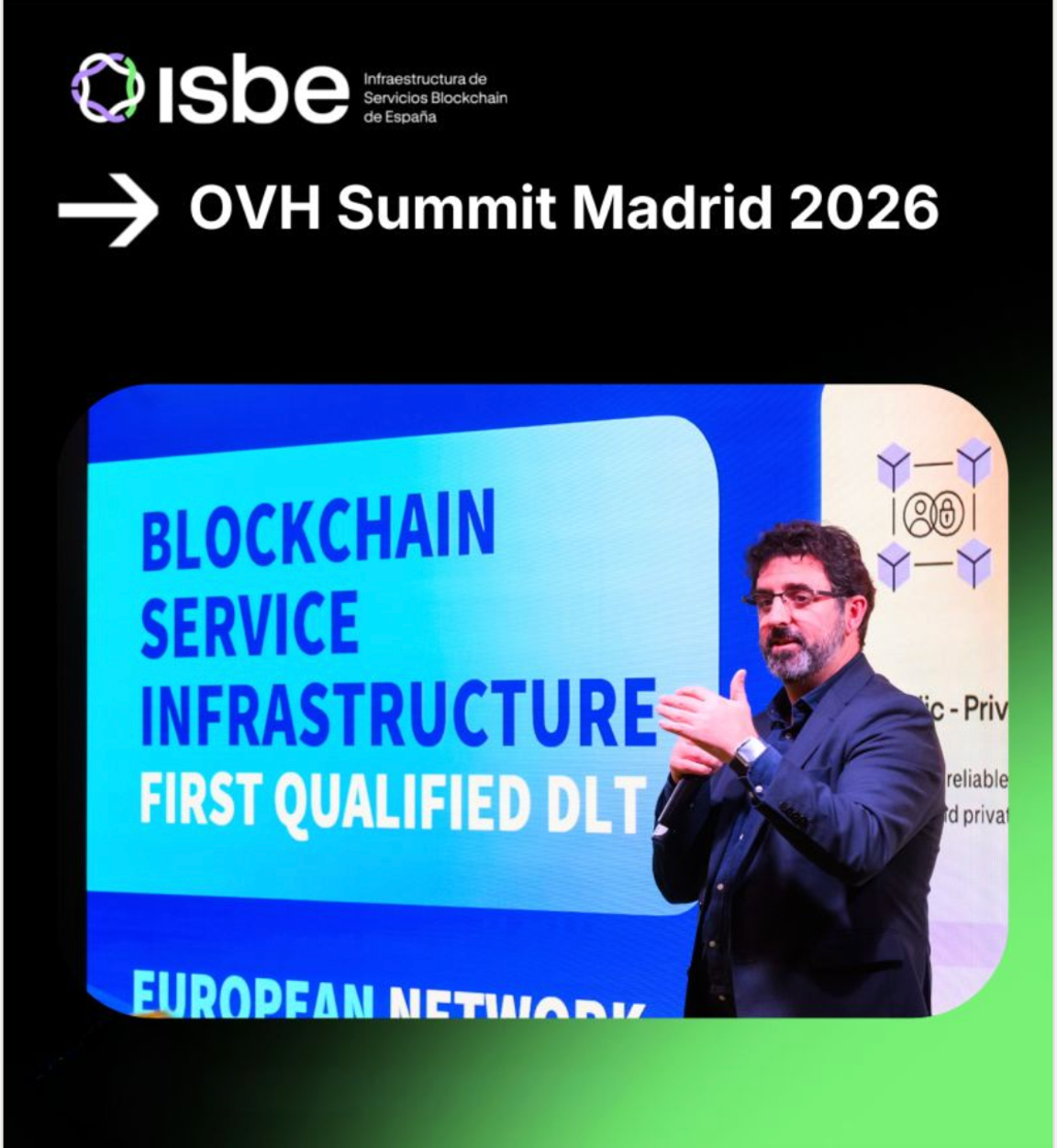 ISBE en el OVHcloud Summit Madrid 2026: Impulsando la soberanía digital en Europa