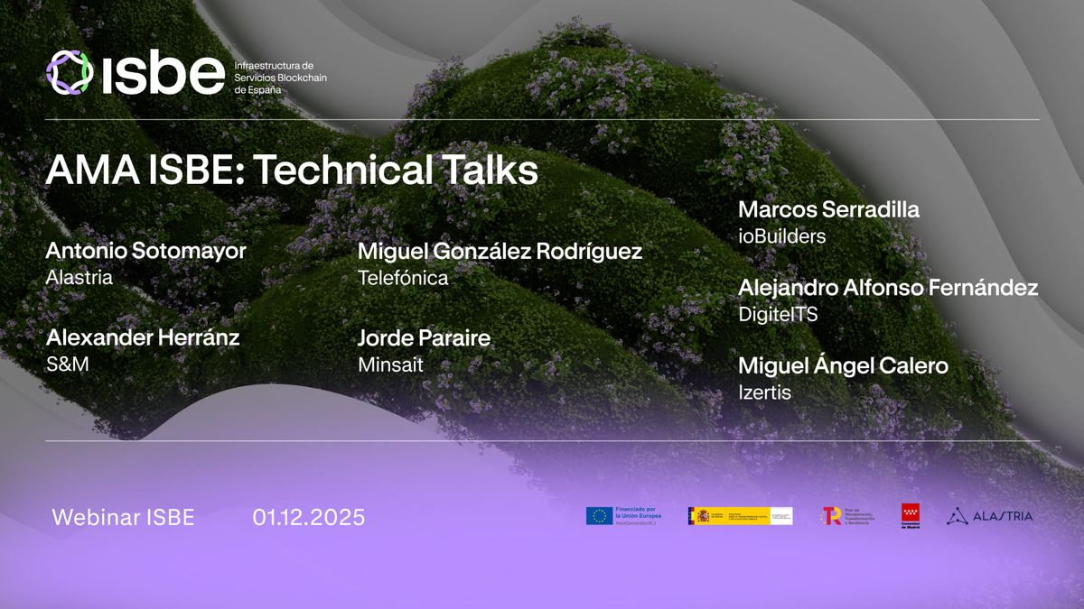 AMA ISBE Technical Talks : Arquitectura y gobernanza de la red | ISBE