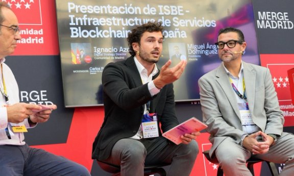 ISBE se presenta oficialmente en el Palacio de Cibeles durante MERGE Madrid 2025