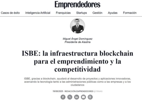 ISBE, clave para acelerar la innovación y el emprendimiento en Europa