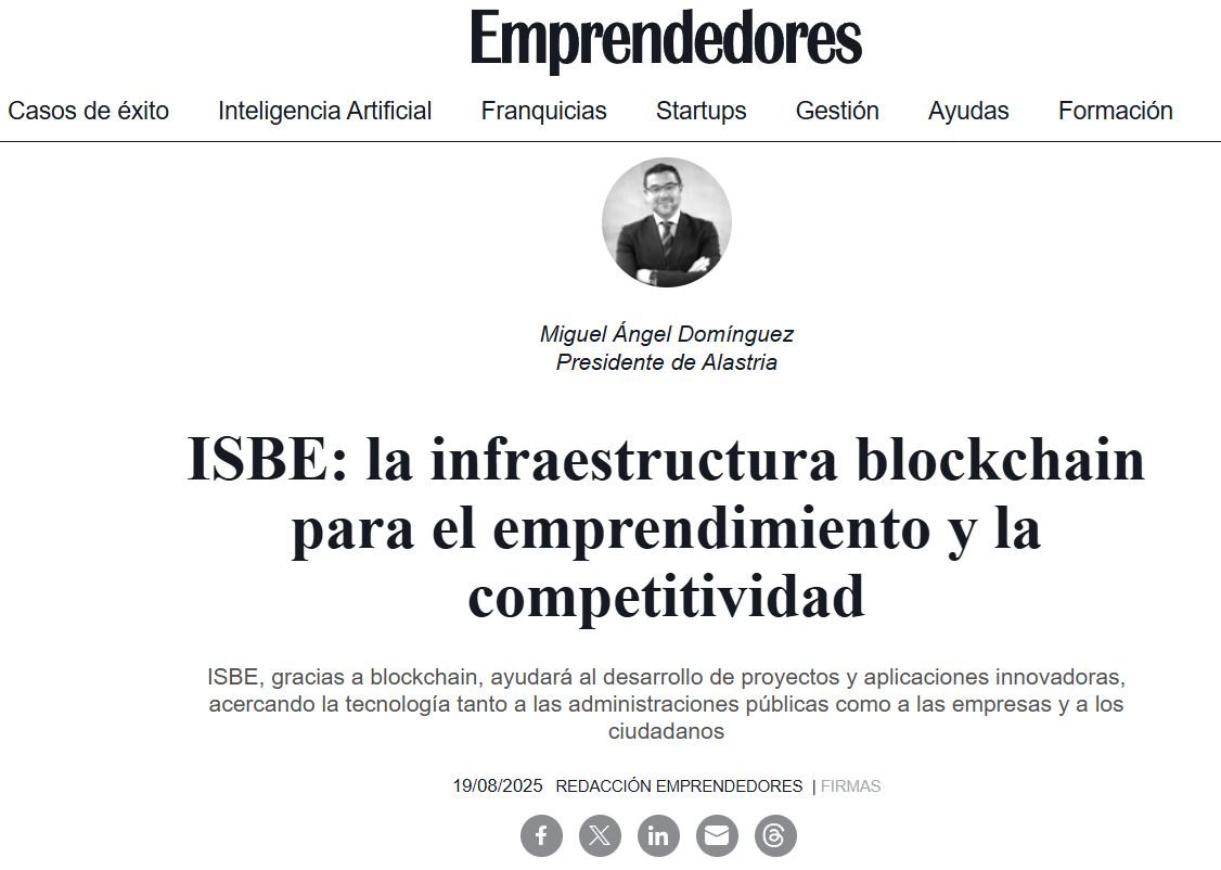 ISBE, clave para acelerar la innovación y el emprendimiento en Europa