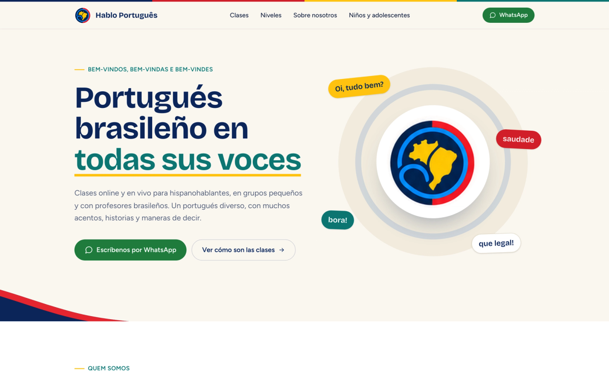 Captura de Hablo Portugués