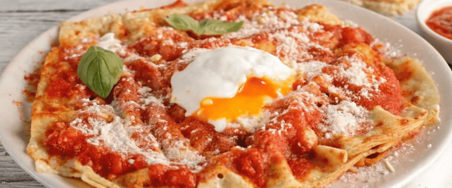 pane fratau on a plate