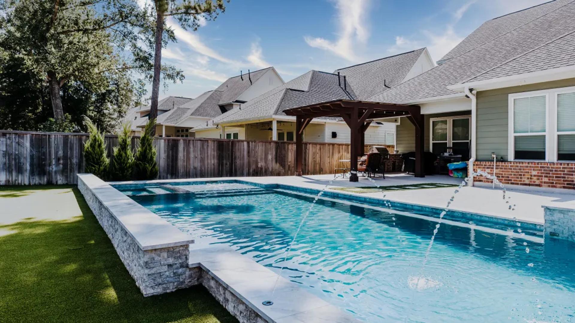 Woodforest Pool & Fire Feature - Image 5