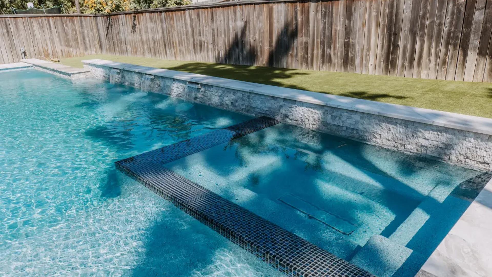 Woodforest Pool & Fire Feature - Image 1