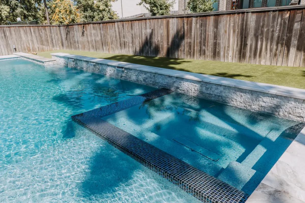 Woodforest Pool & Fire Feature - Image 1