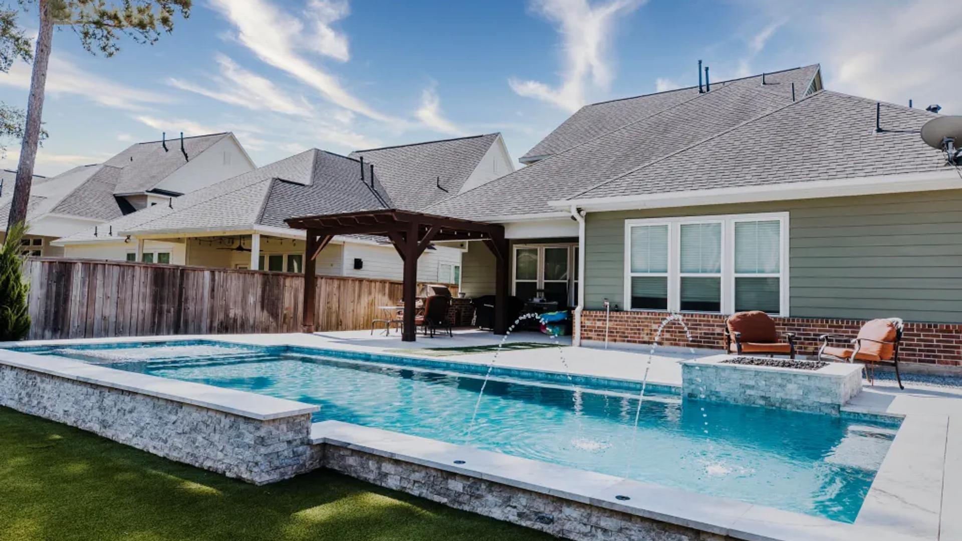 Woodforest Pool & Fire Feature - Image 6