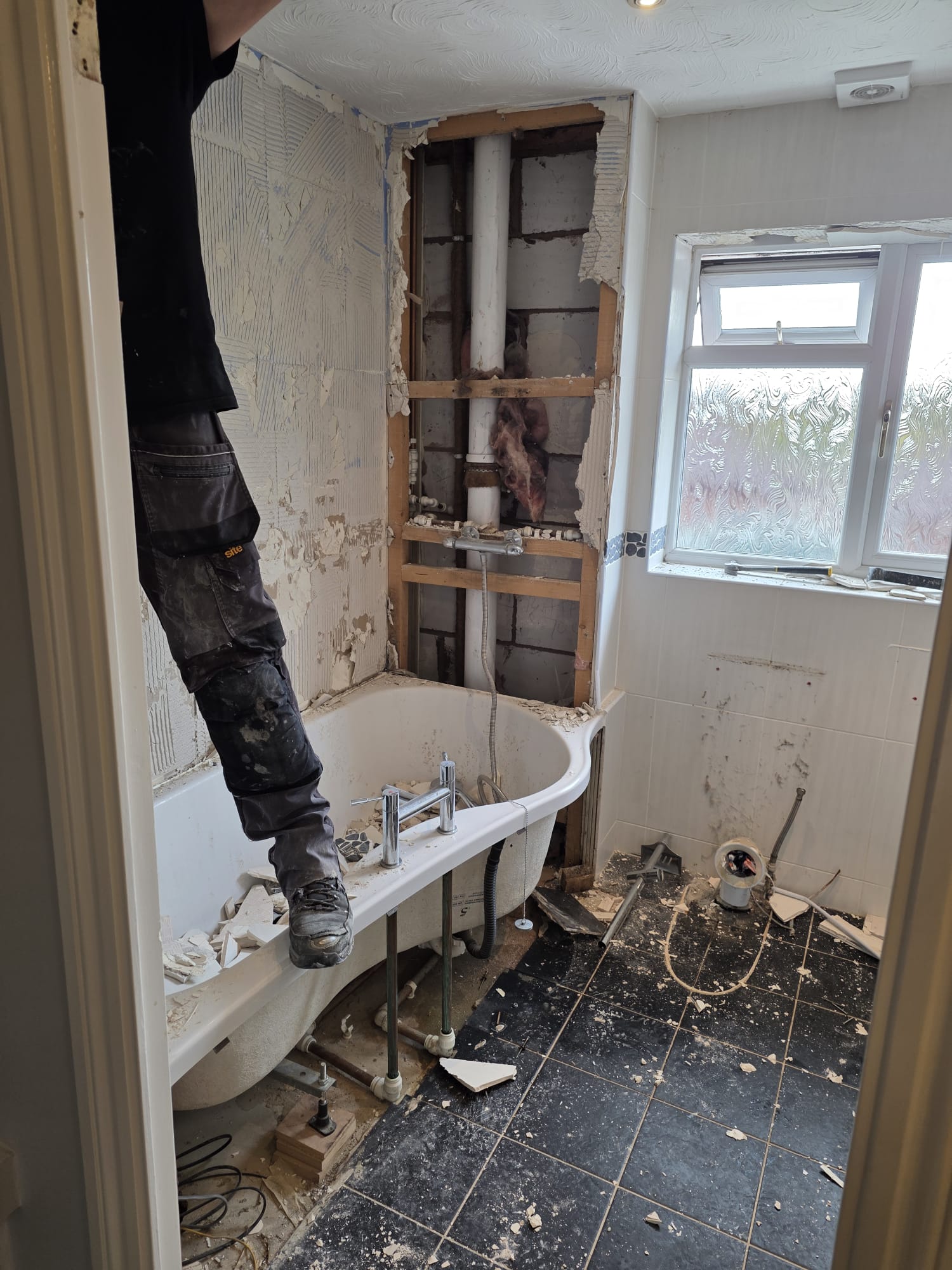 Black detail bathroom, Lutterworth