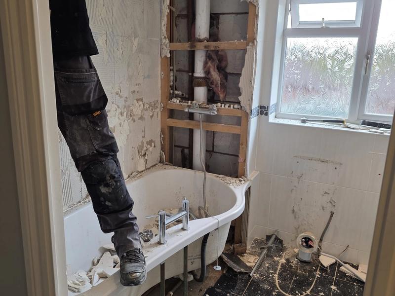 Black detail bathroom, Lutterworth