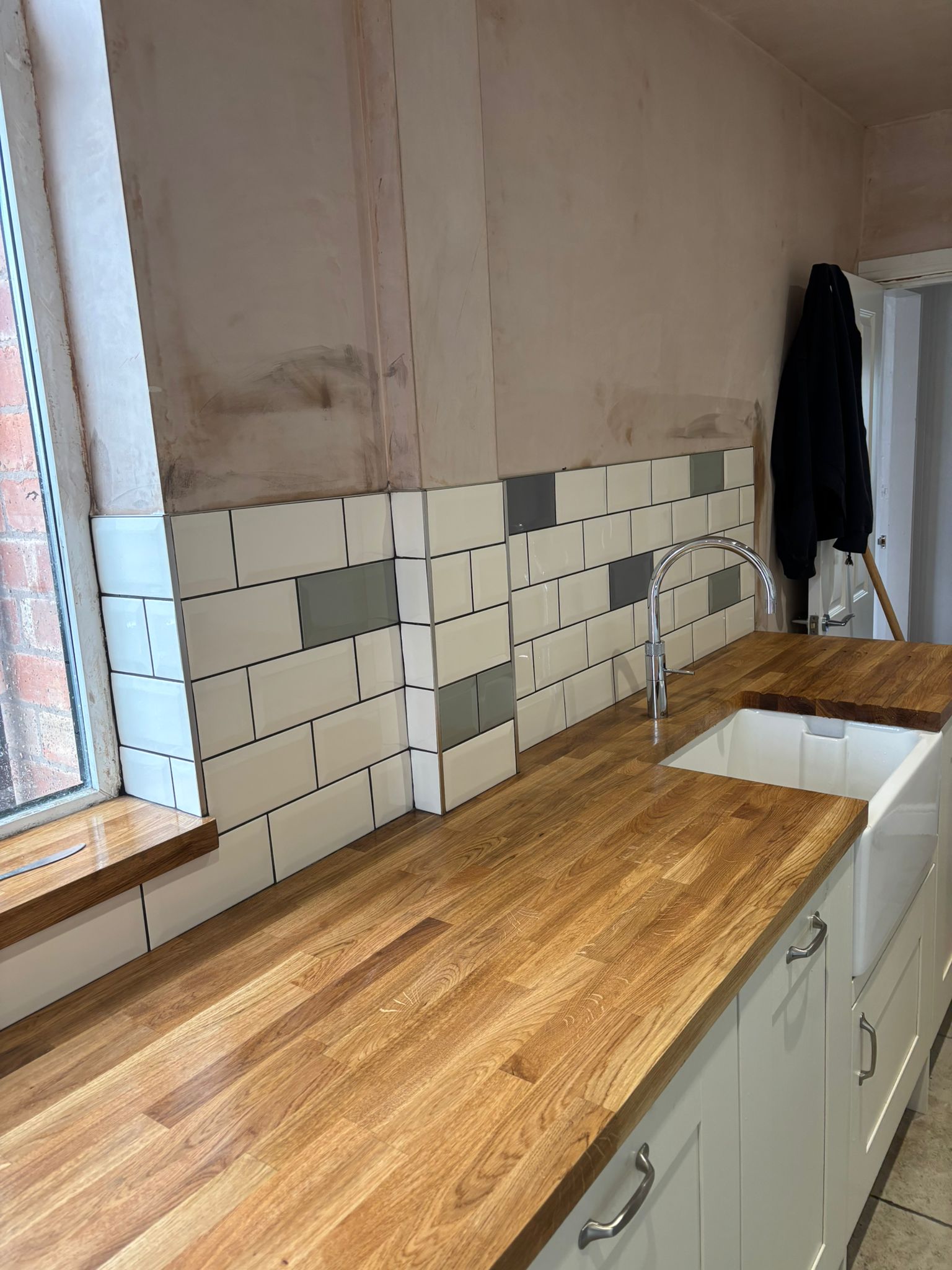 Solid oak worktops