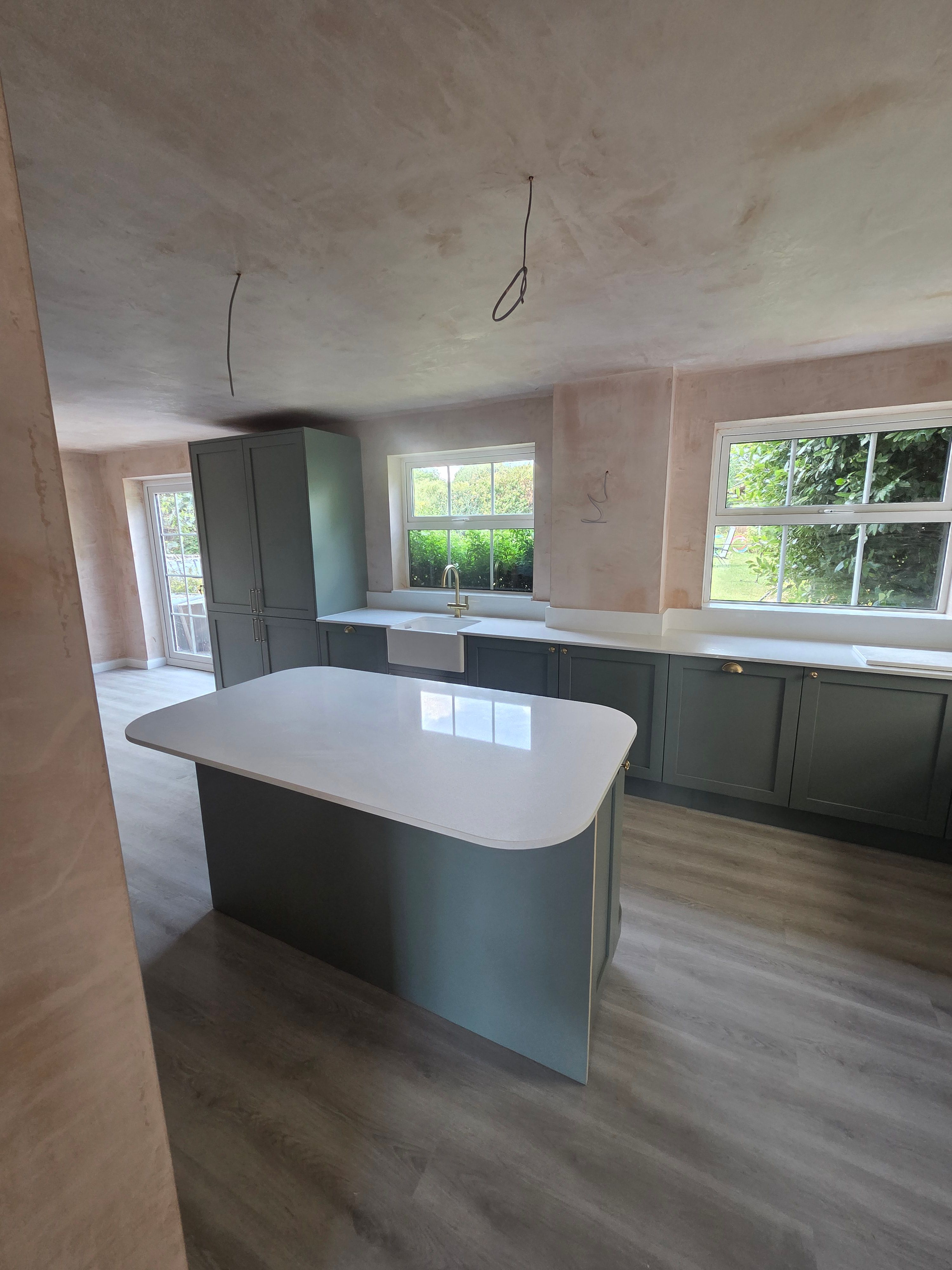 Quartz worktops, Stretton on Dunsmore