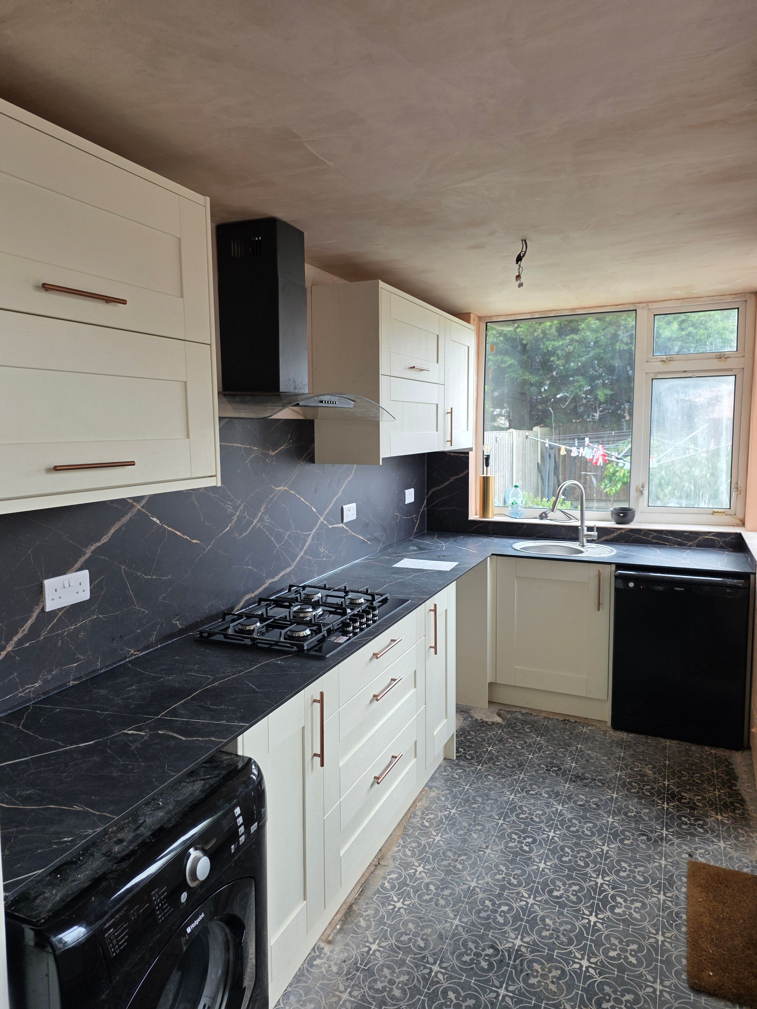 Kitchen with Zenith worktops, Radford