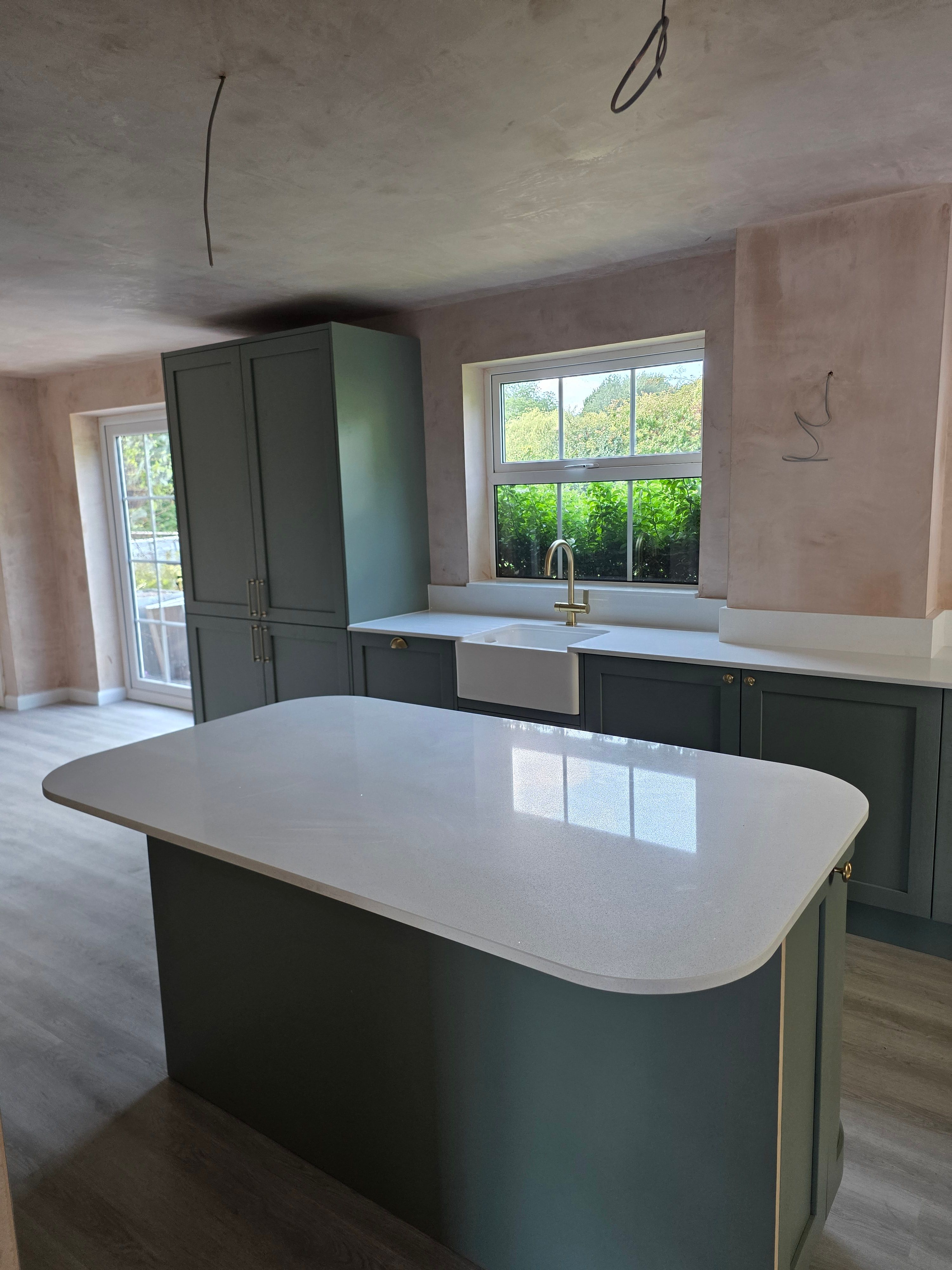 Quartz worktops, Stretton on Dunsmore