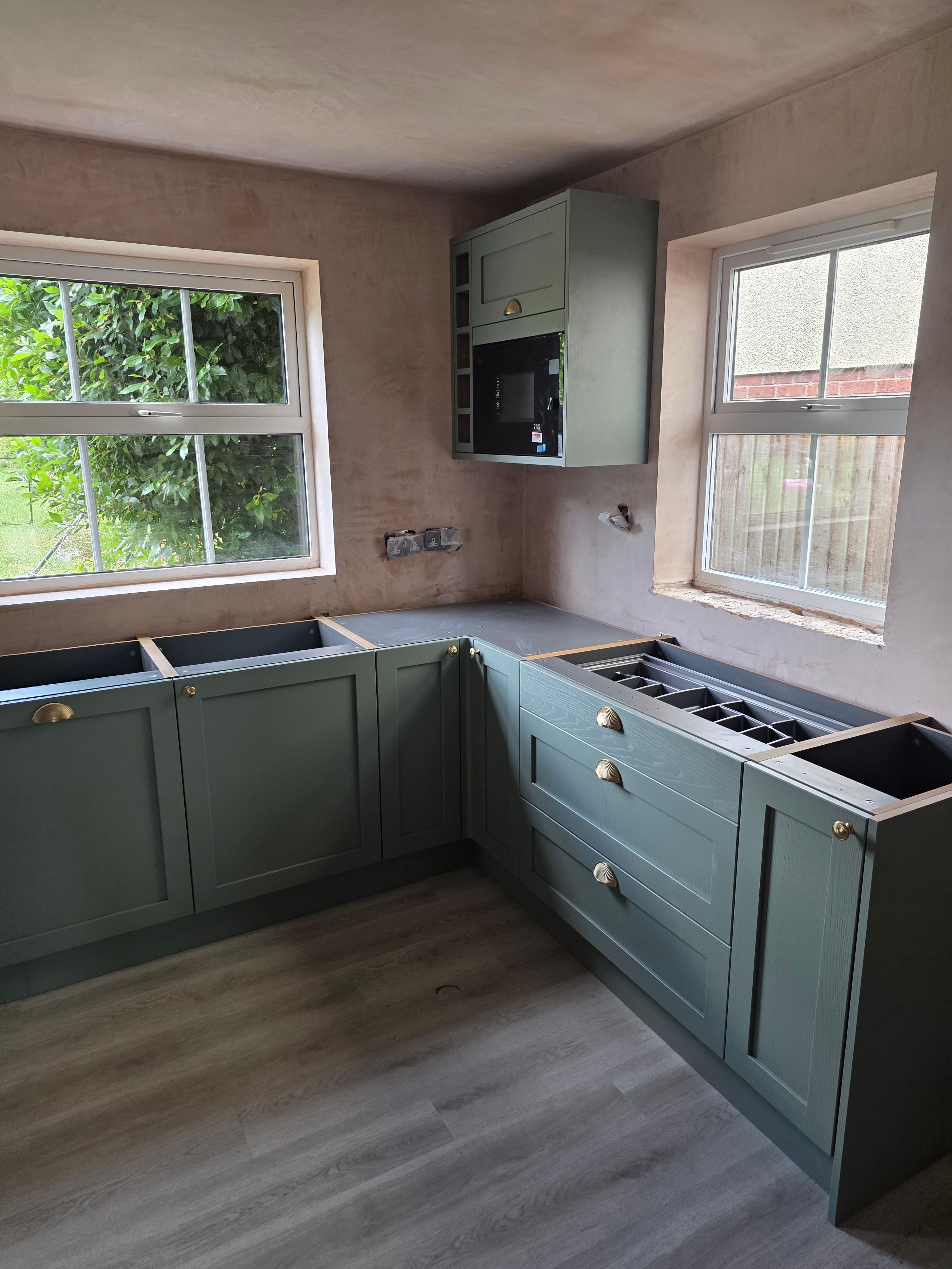 Quartz worktops, Stretton on Dunsmore