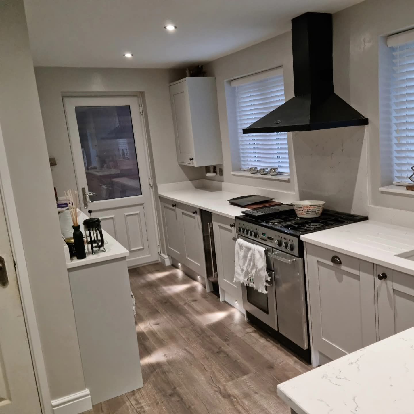 Wall removed to open up a kitchen diner, Galley Common