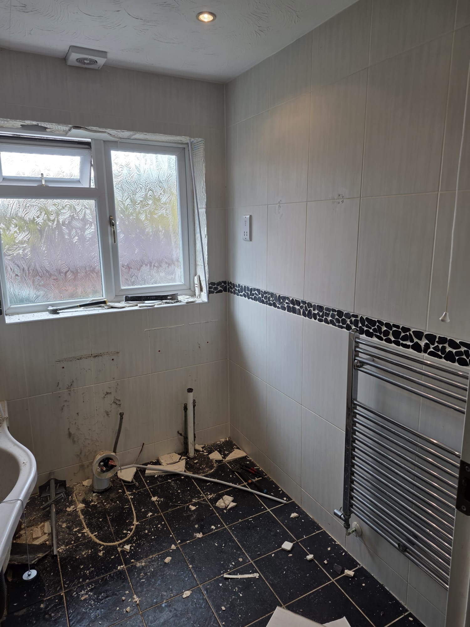 Black detail bathroom, Lutterworth